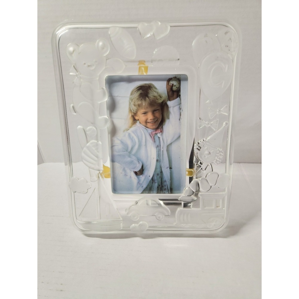 Mikasa Vintage Dreamland Baby Crystal‎ Picture Frame
